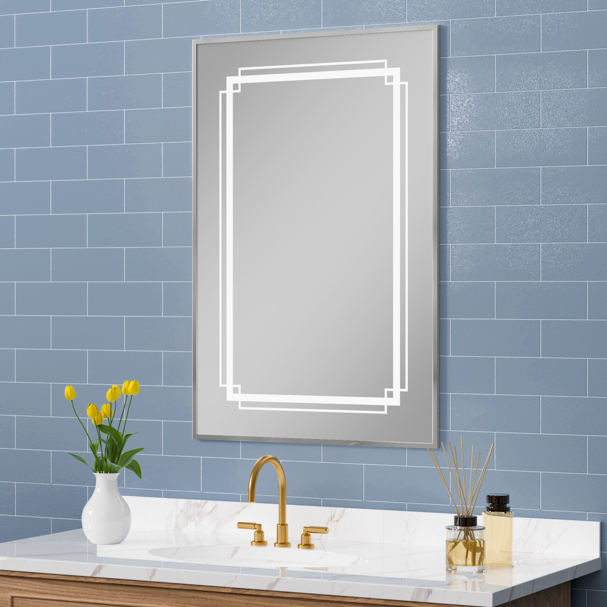 GEOLED Narrow Chrome